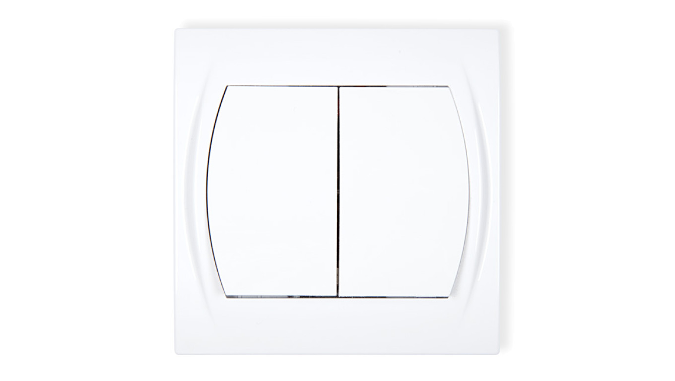 LOGO Łącznik świecznikowy biały LWP-2