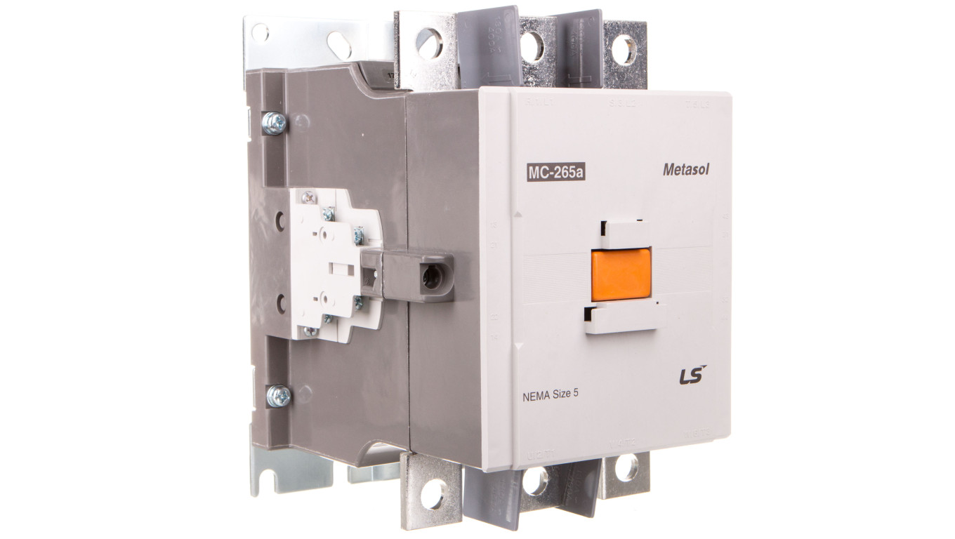 Stycznik 265A 3P 132kW 230V AC/DC 2Z2R MC-265a 230VAC/DC 2a2b