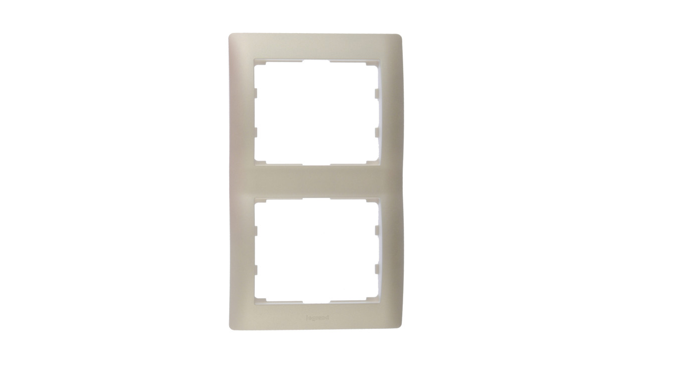 SISTENA LIFE Ramka podwójna pionowa pearl 771506