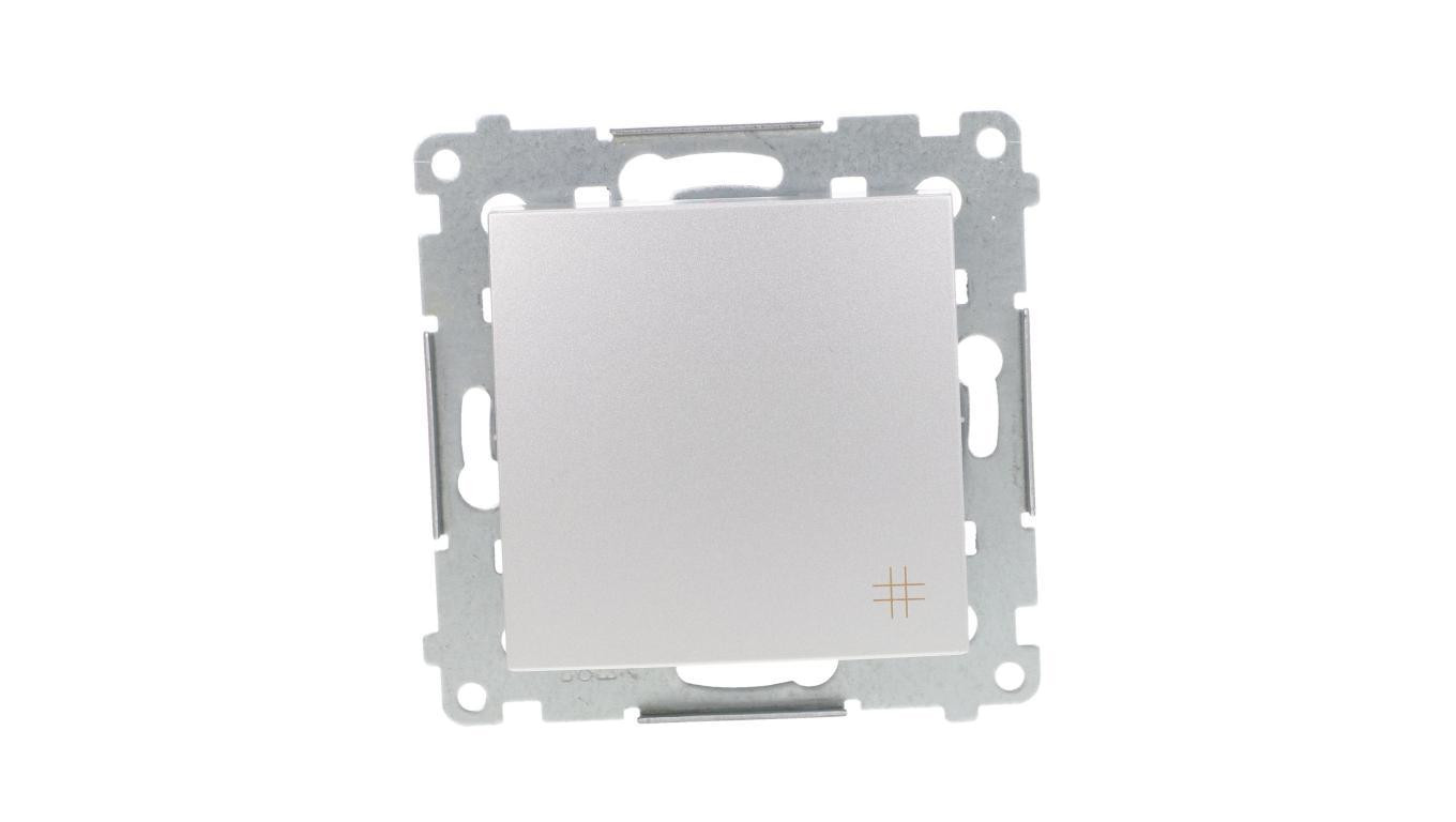 Simon 54 Łącznik krzyżowy, szybkozłącza, srebrny mat DW7.01/43