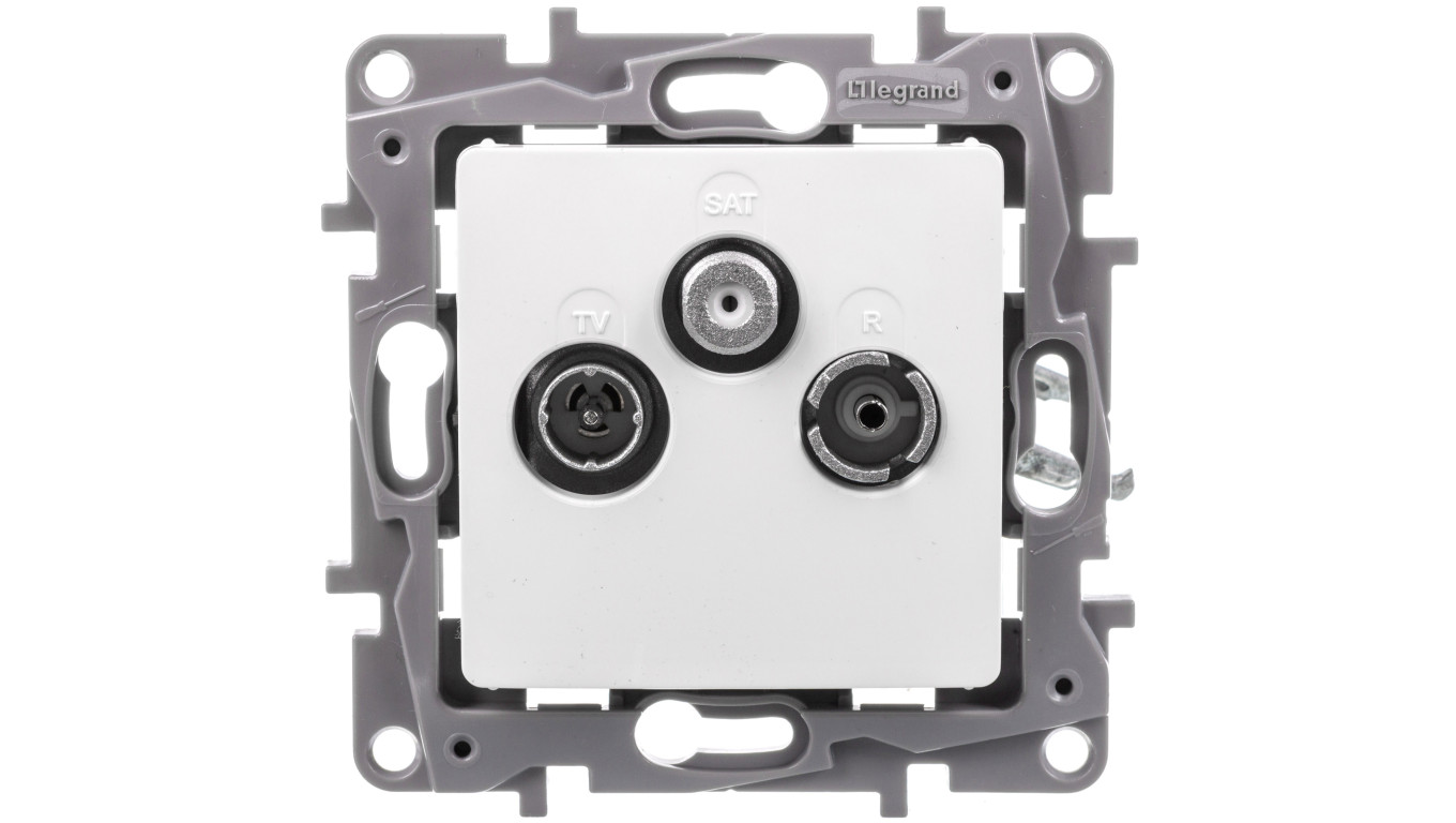 NILOE Gniazdo antenowe RTV-SAT zakończeniowe 10 dB białe 764565