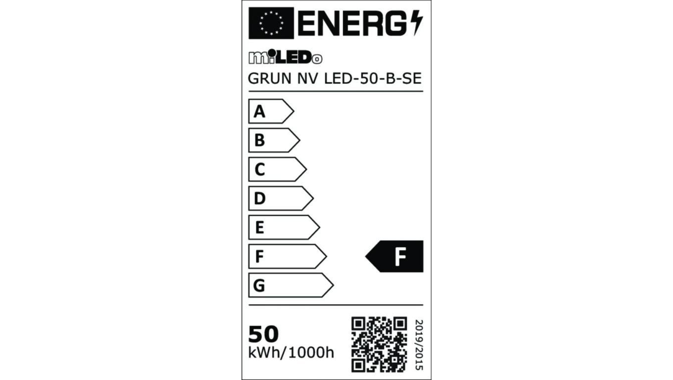 Projektor z czujnikiem GRUN NV LED-50-B-SE 4500lm 4000K barwa neutralna IP44 czarny 31400