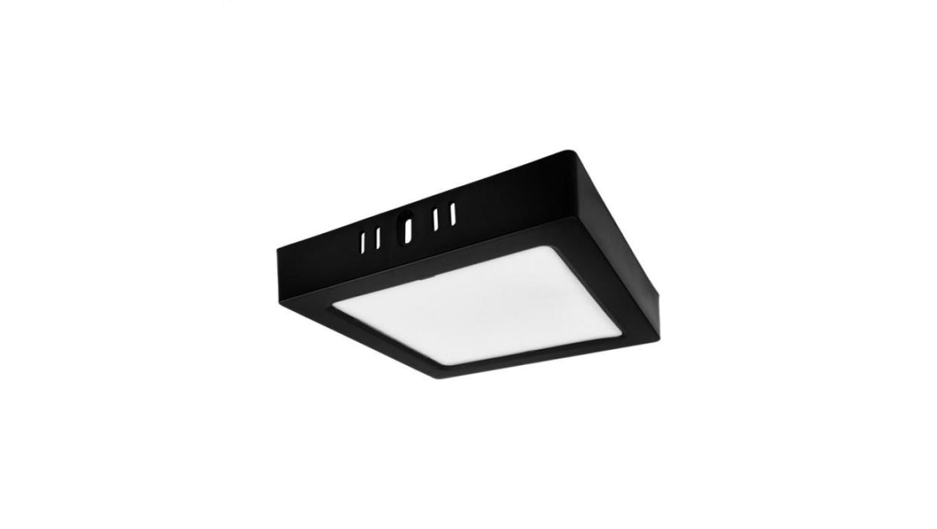 DOWNLIGHT N/T KWADRAT 12W 4000K CZARNY DL-1