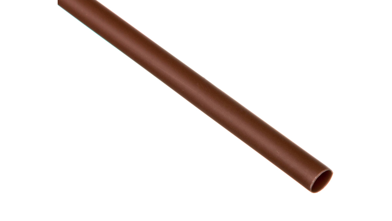 Rura termokurczliwa cienkościenna, odcinki 1m, CR 3,2/1,6 brązowa, 427526 /50 szt./