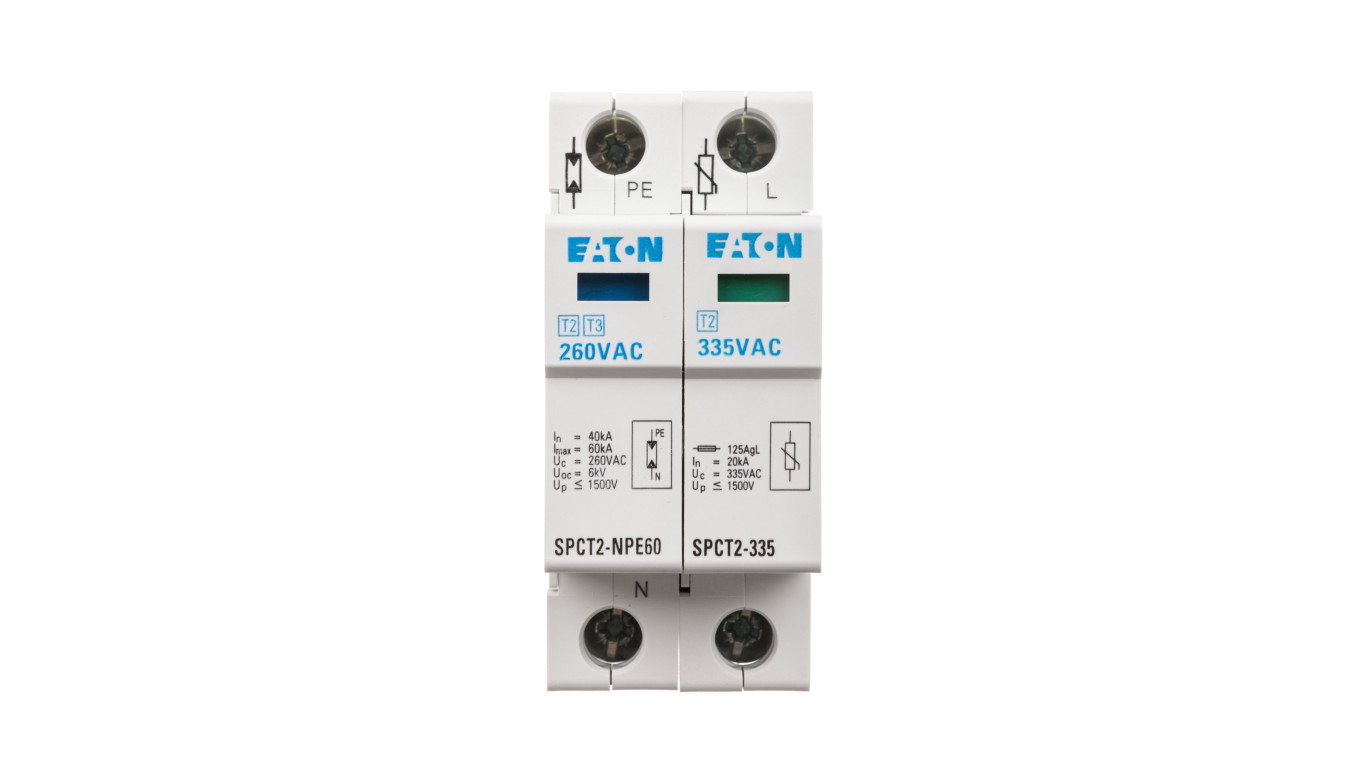 Ogranicznik przepięć Typ T2 2F 20kA 1.4kV SPCT2-335-1+NPE 167621