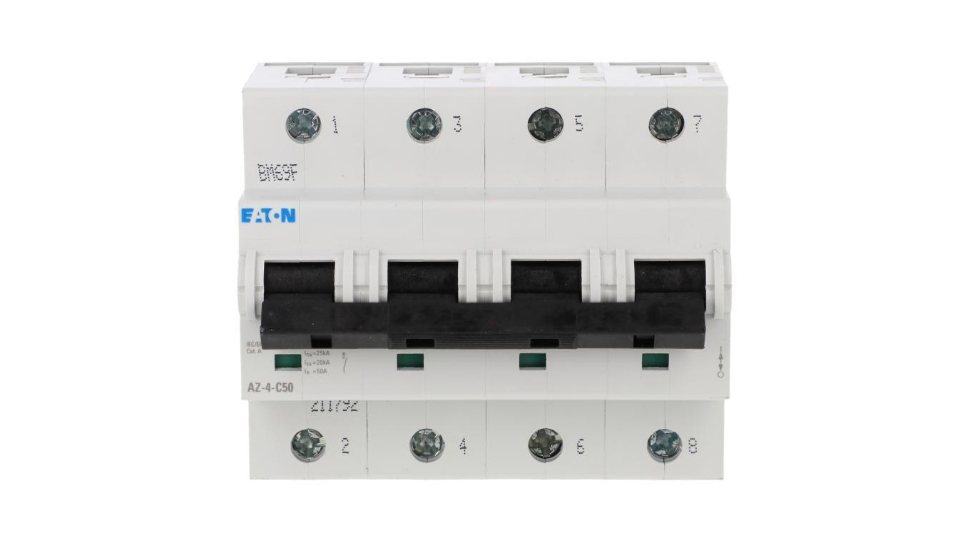 Wyłącznik nadprądowy 4P C 50A 25kA AC AZ-4-C50 211792