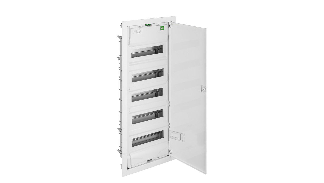 Rozdzielnica modułowa MSF RP 5X12 podtynkowa IK05 IP30 PE+N biała 2005-00
