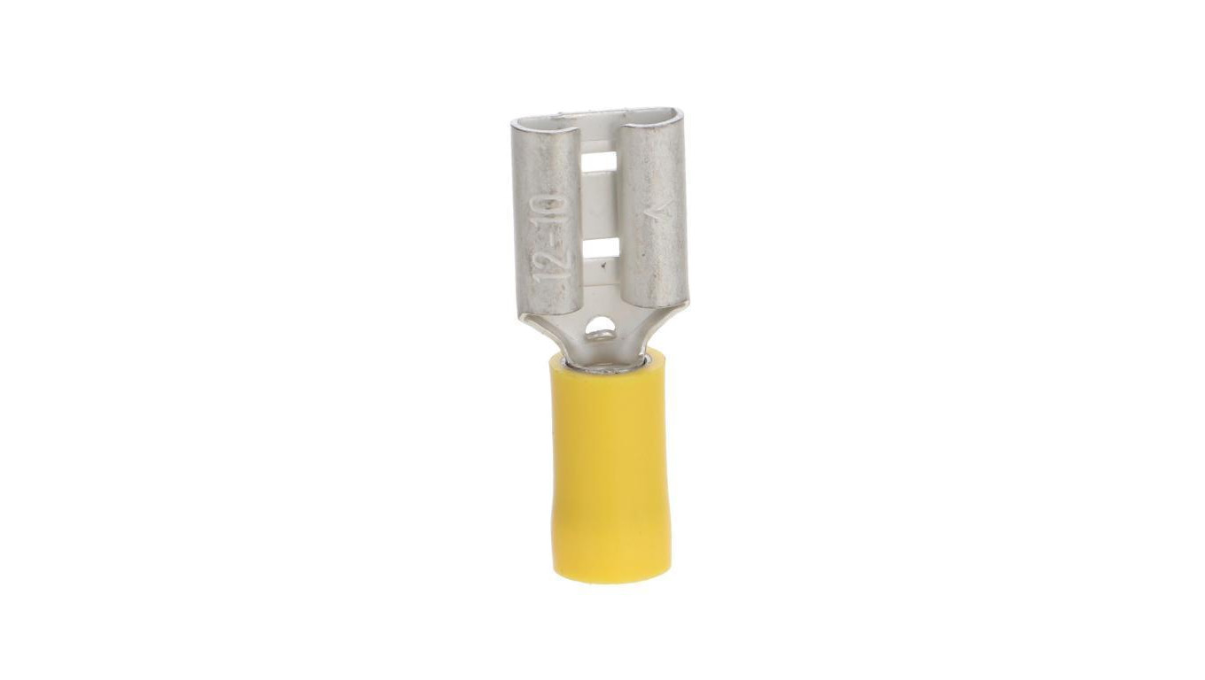 Nasuwka izolowana NI 9,5-6/1,2 PCV żółta E10KN-03010103701 /100szt./