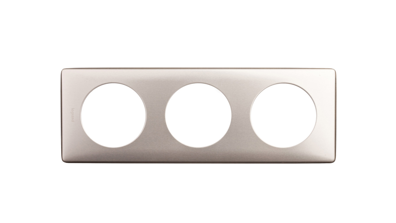 CELIANE Ramka potrójna tytan 068903