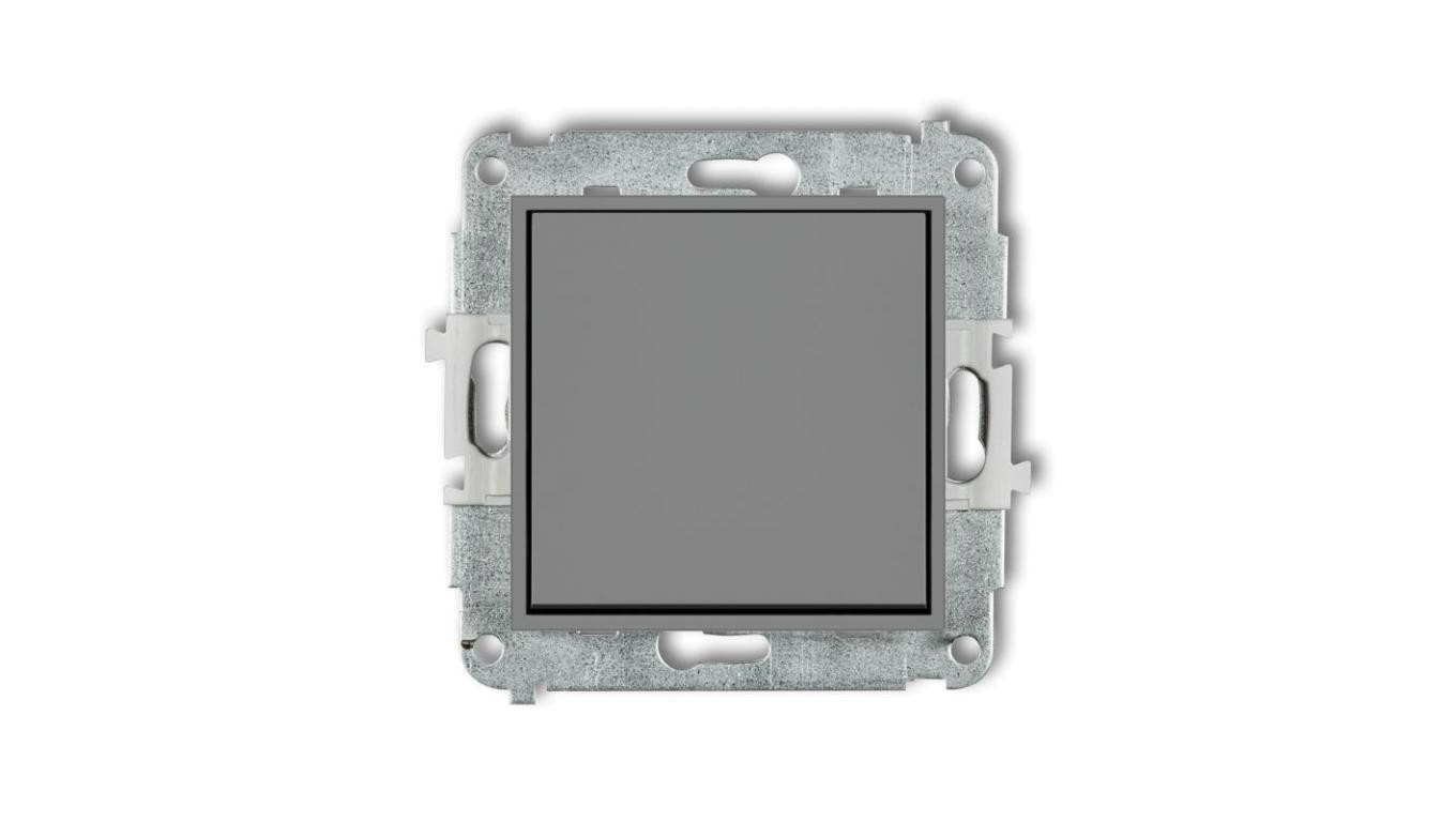 ICON Mechanizm łącznika krzyżowego (jeden klawisz bez piktogramu) szary mat 27IWP-6.1