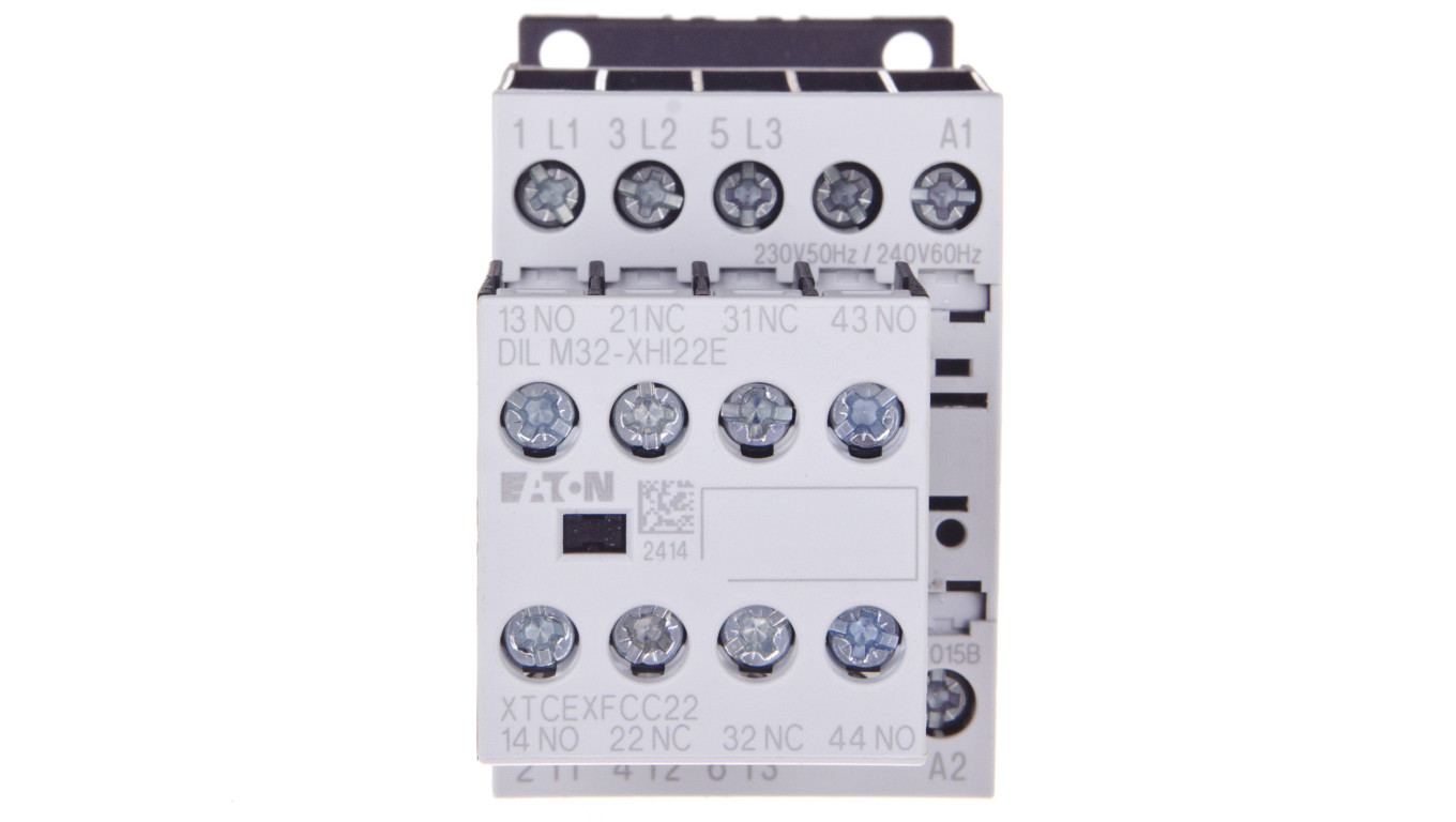 Stycznik mocy 15A 3P 230V AC 2Z 2R DILM15-22(230V50HZ,240V60HZ) 106363