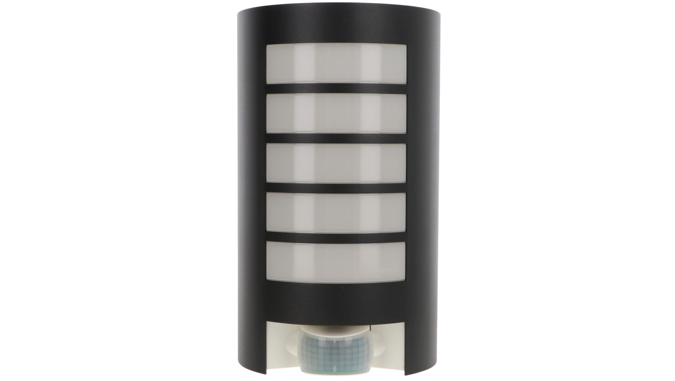 Oprawa elewacyjna z czujnikiem ruchu i zmierzchu STEINEL L12 S PIR max. 60W E27 IP44 230V antracyt / aluminium ST657819