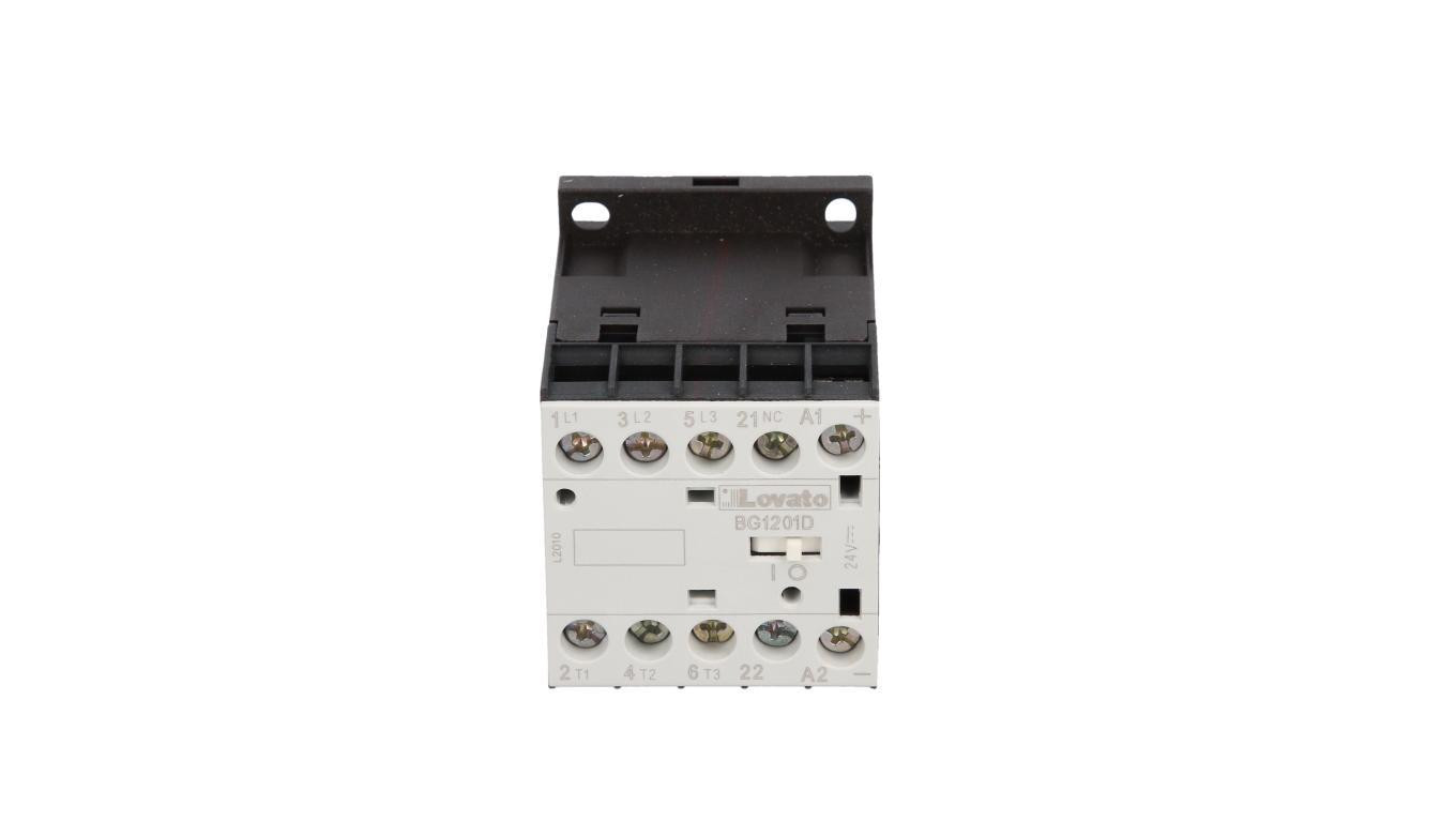 Stycznik mocy 3P 12A 5,7kW przy 400VAC AC3, cewka 24VDC 0Z 1R 11BG1201D024