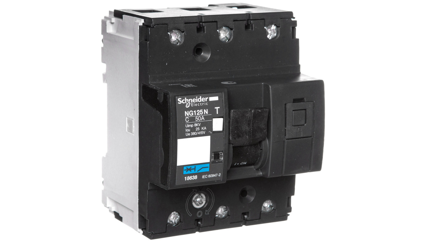 Wyłącznik nadprądowy 3P C 50A AC NG125N 18638