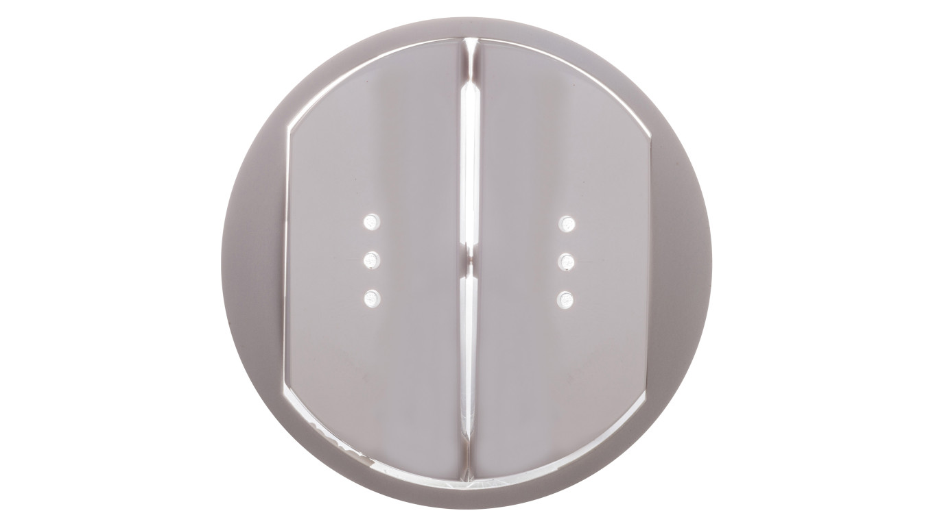 CELIANE Klawisz podwójny łącznika z podświetleniem biały 068004