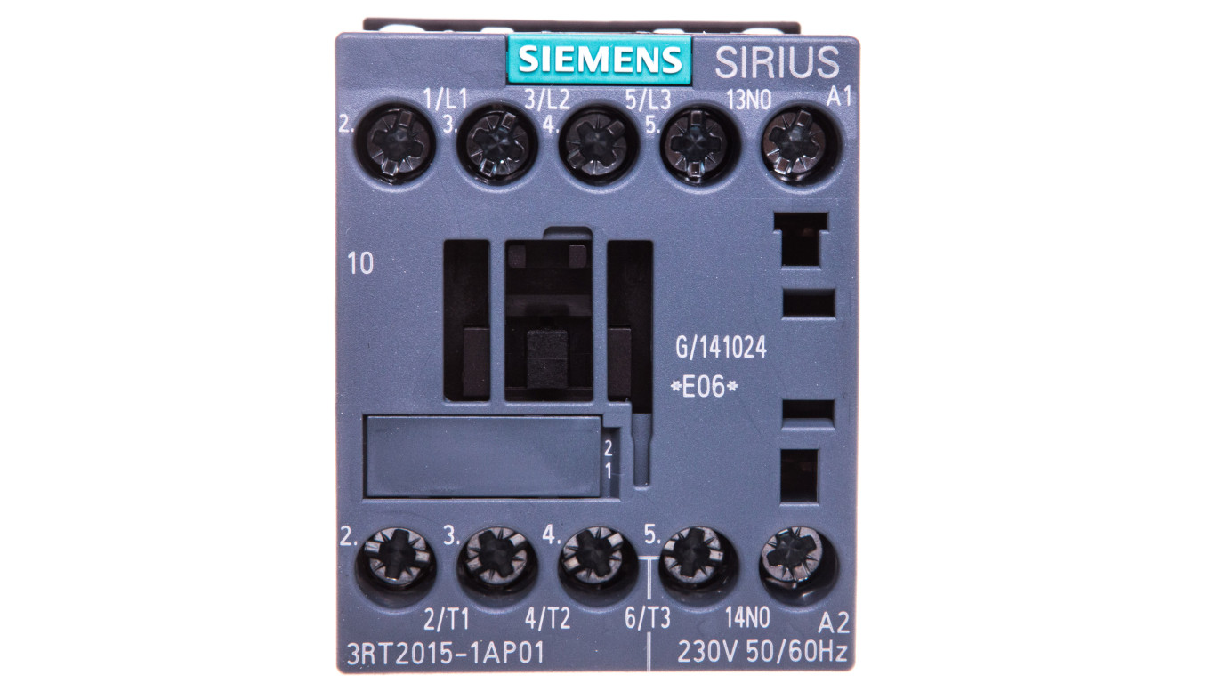 Stycznik mocy 7A 3P 230V AC 1Z 0R S00 3RT2015-1AP01