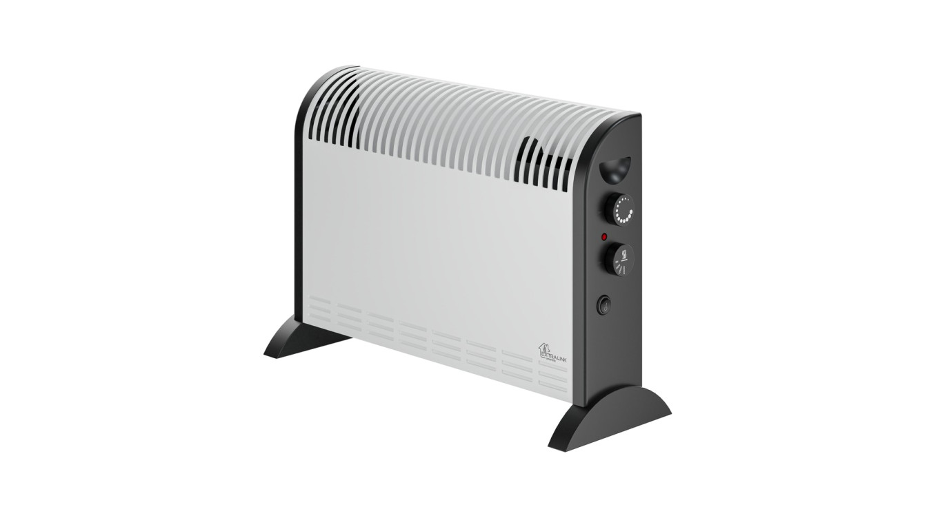 Grzejnik konwektorowy 2000W, 3 tryby, termostat, wentylator Extralink LCV-06