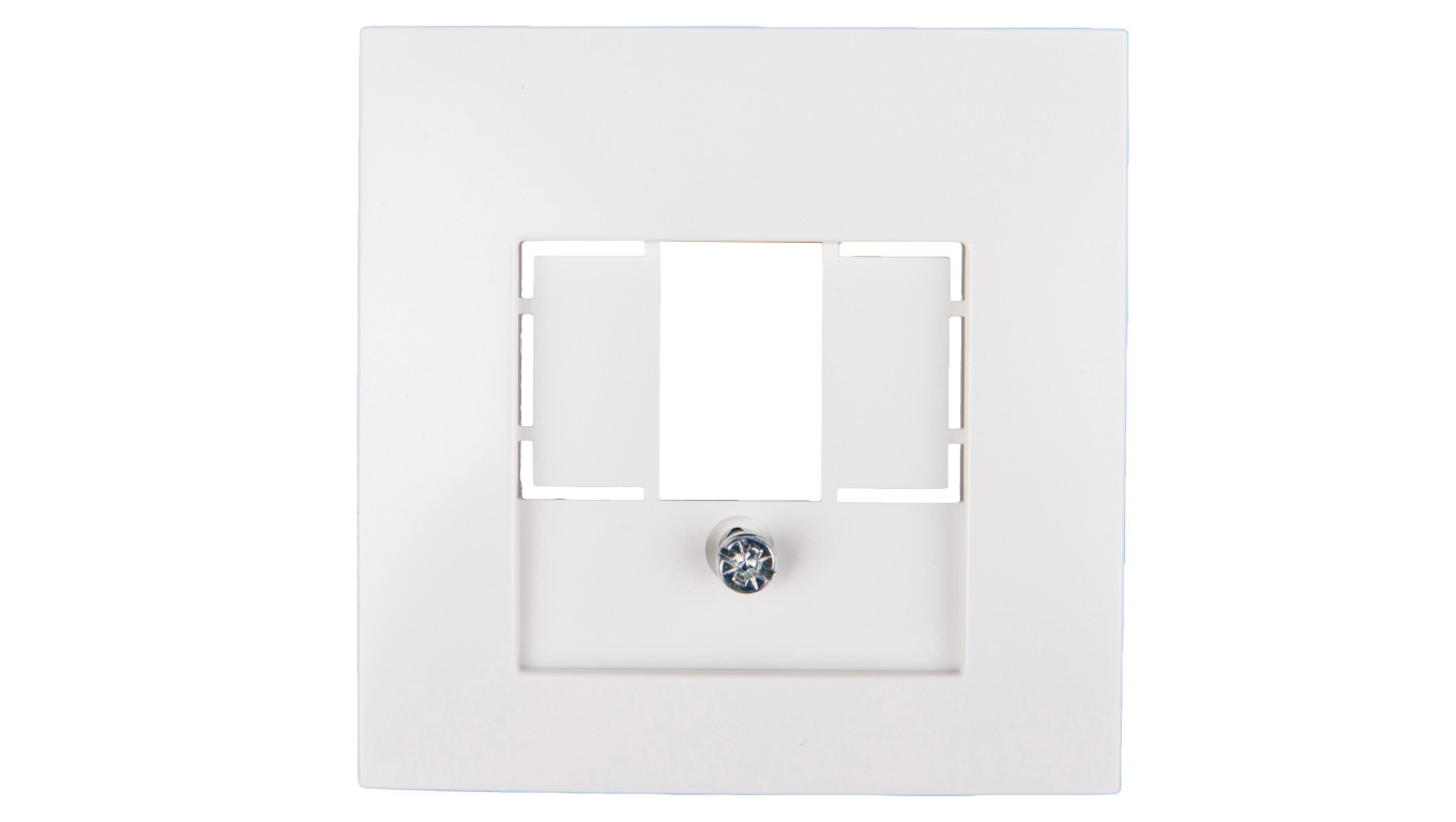 Berker/B.Kwadrat Element centralny gniazda TAE i głośnikowego biały 5310338989