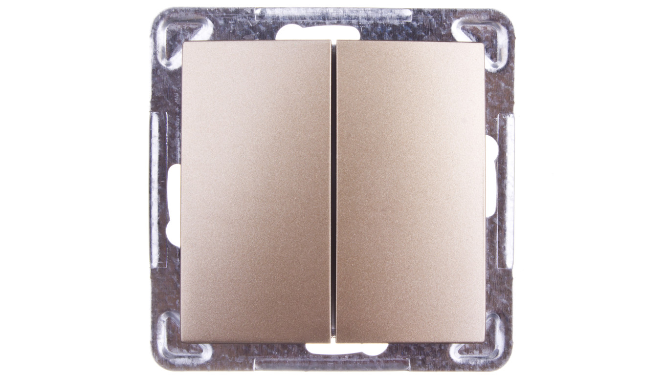 IMPRESJA Łącznik świecznikowy złoty metalik ŁP-2Y/m/28