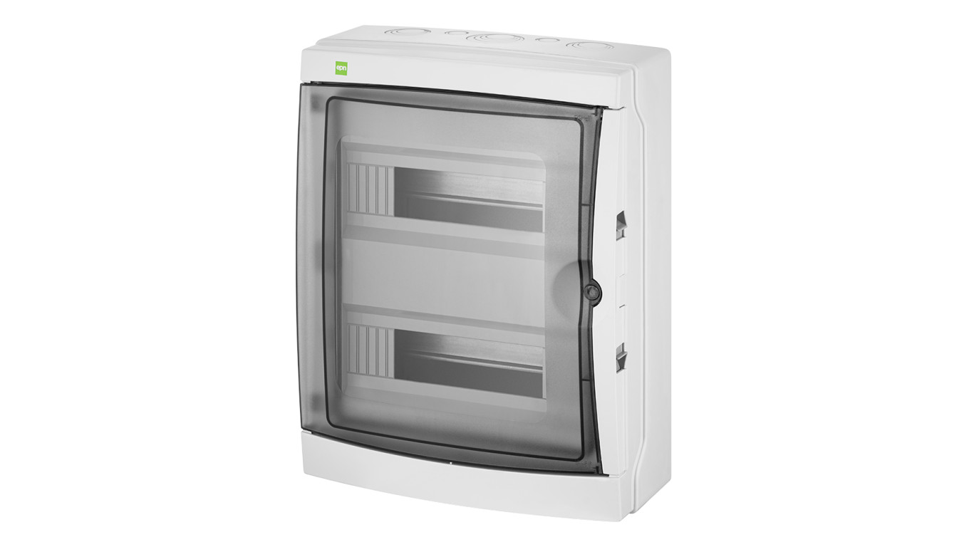 GALANT PLUS Rozdzielnica modułowa hermetyczna 2x12 natynkowa 1500V DC 1000V AC IP65 1605-01