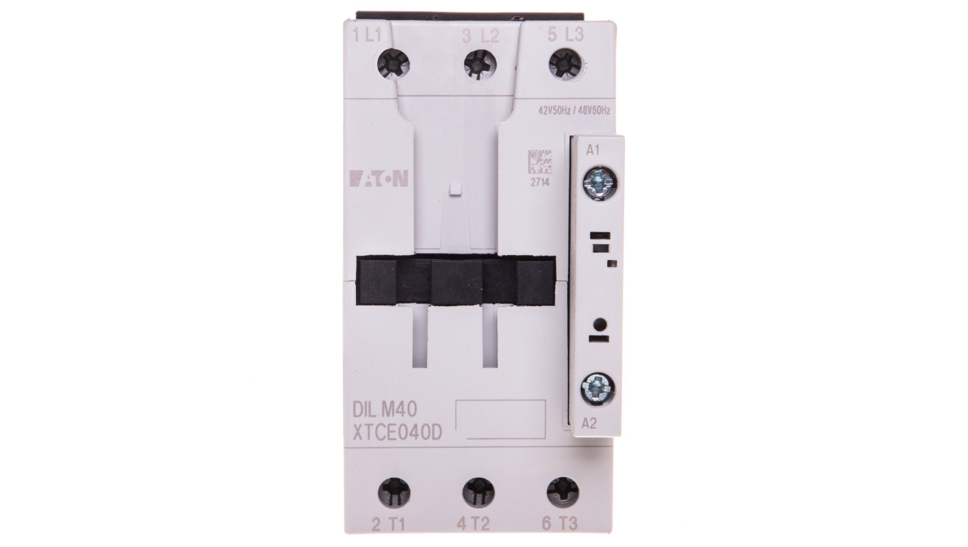 Stycznik mocy 40A 3P 42V AC 0Z 0R DILM40(42V50HZ,48V60HZ) 277762