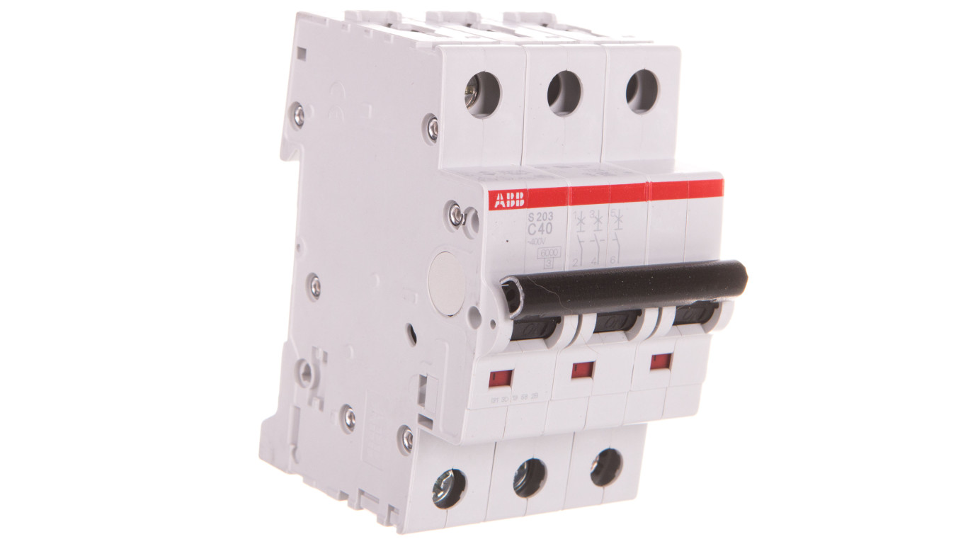 Wyłącznik nadprądowy 3P C 40A 6kA AC S203-C40 2CDS253001R0404