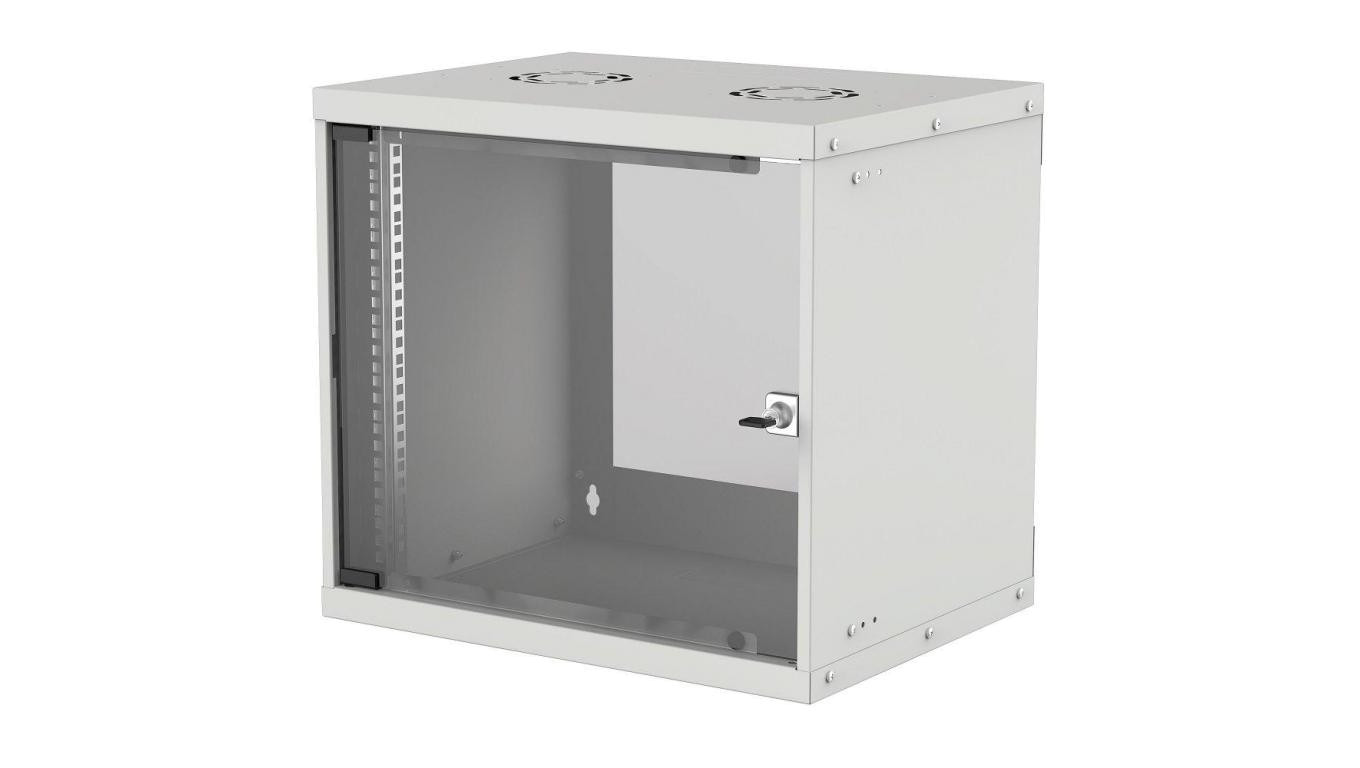 Szafka wisząca 9U 540X400 Rack 19 Basic Flatpack Szara 714167