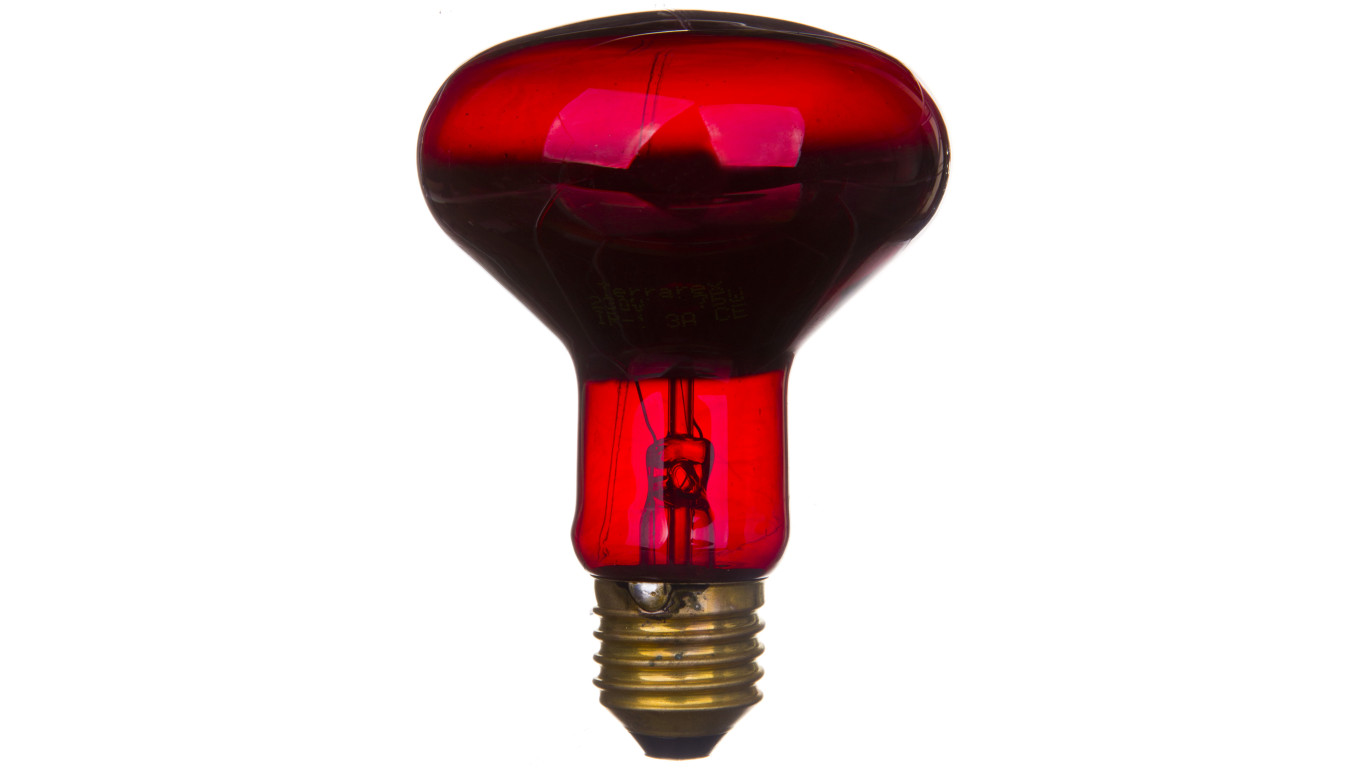 Promiennik podczerwieni E27 75W R80RB do terrarium PRO-1466
