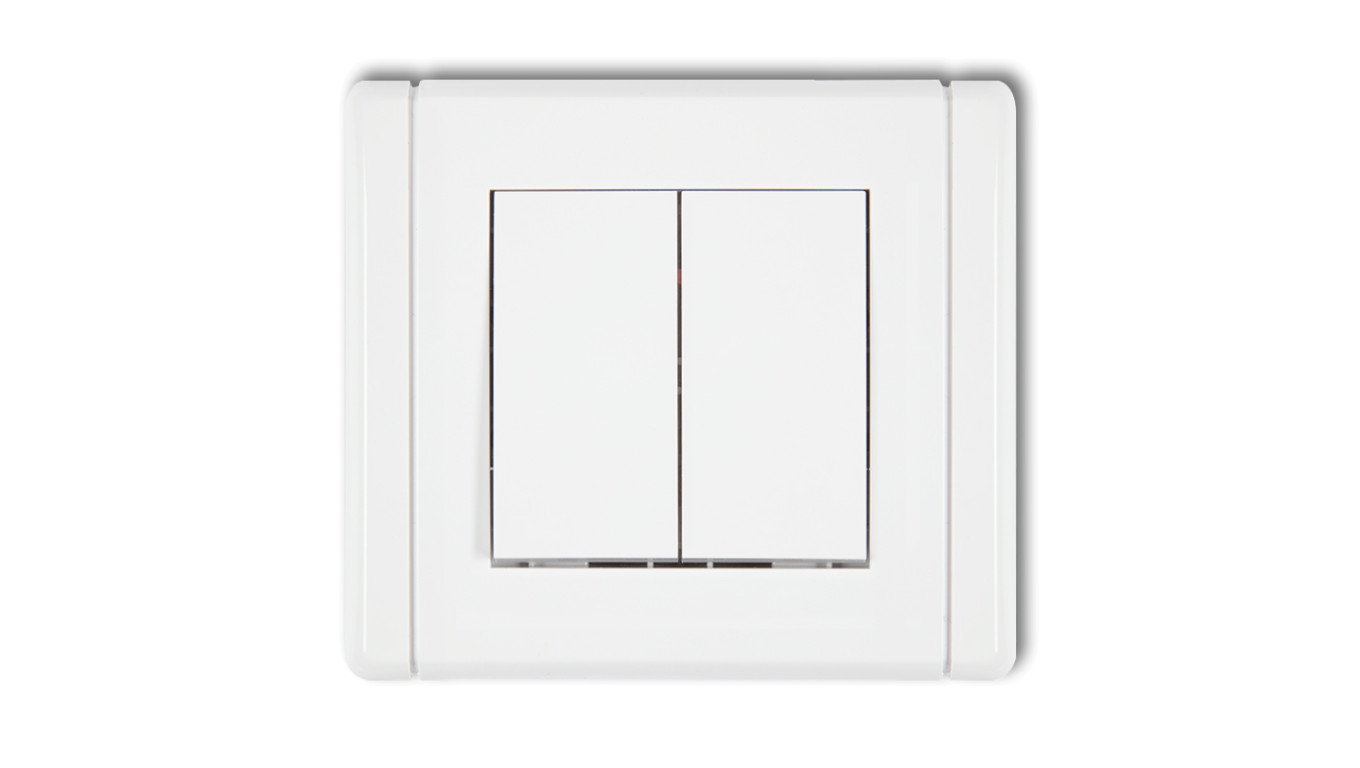 FLEXI Łącznik świecznikowy biały FWP-2