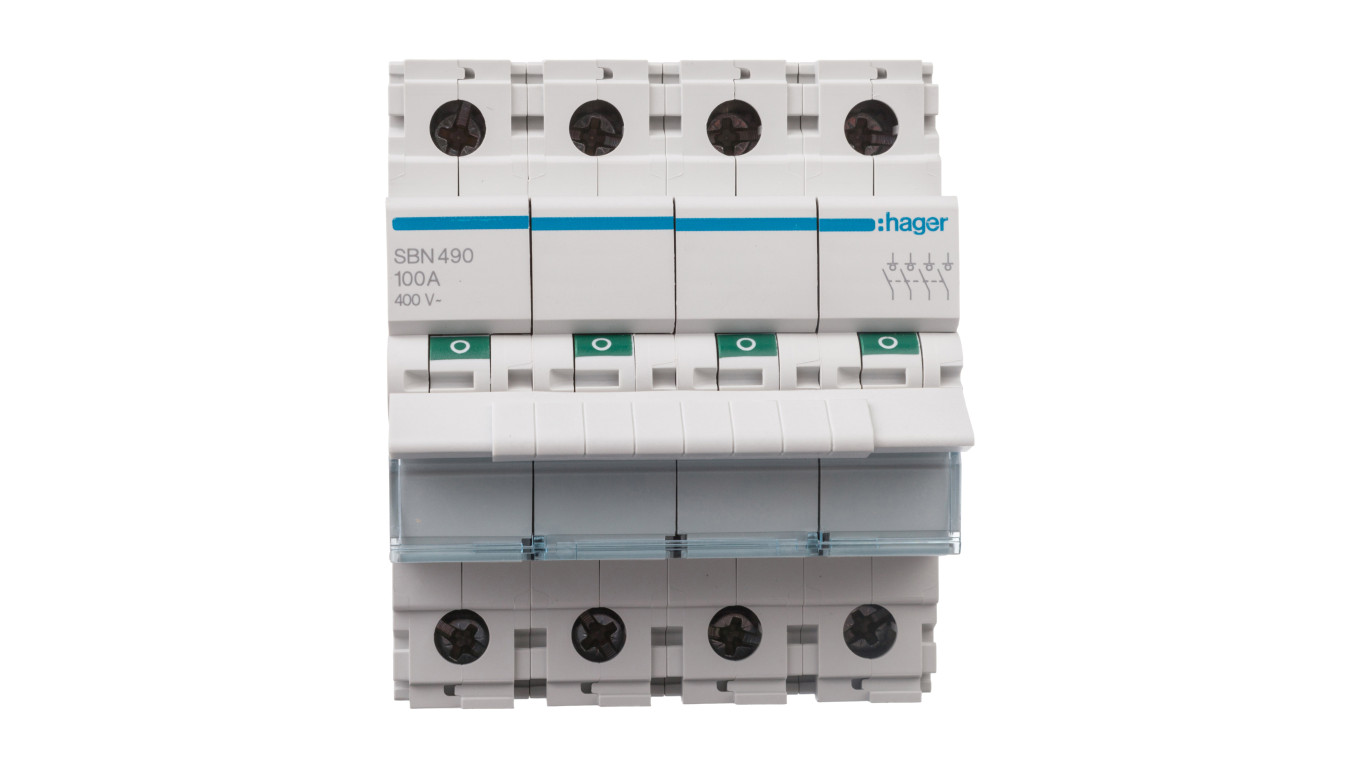 Rozłącznik modułowy 100A 4P SBN490
