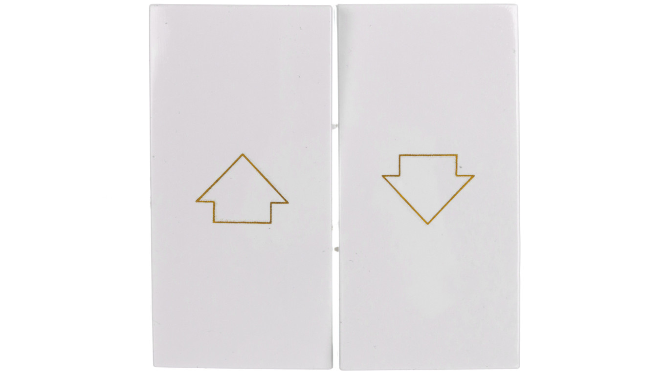 Simon 54 Klawisz do przycisku żaluzjowego SZP1WM biały DKZP1W/11