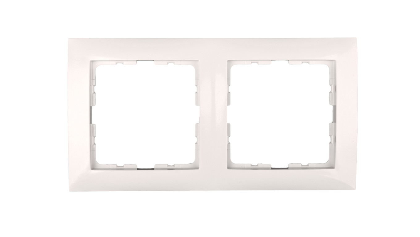 Berker/B.Kwadrat Ramka podwójna kremowa 5310128982