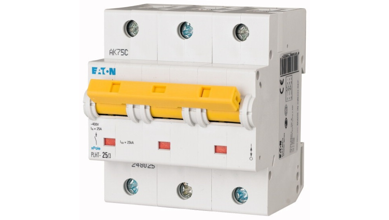 Wyłącznik nadprądowy 3P C 25A 25kA AC PLHT-C25/3 248034