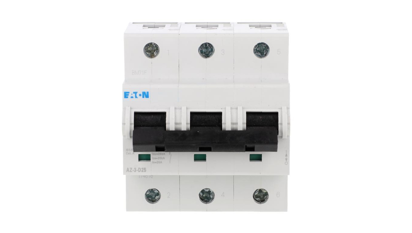 Wyłącznik nadprądowy 3P D 25A 25kA AC AZ-3-D25 174516