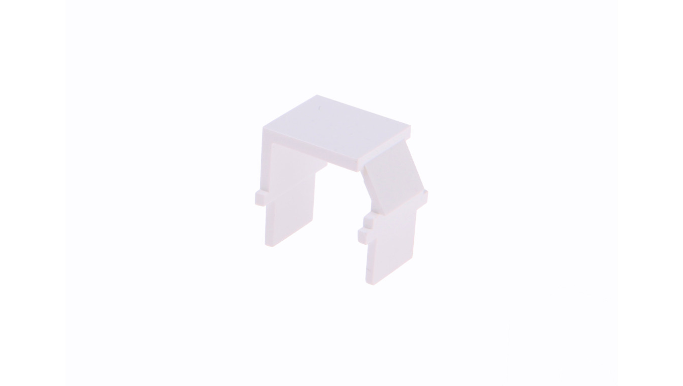 Zaślepka gniazda teleinformatycznego pojedynczego RJ biała BWB/11