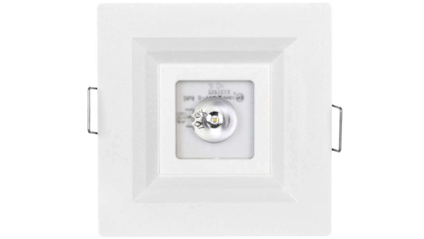 Oprawa awaryjna LOVATO P ECO LED 1W 120lm (opt. otwarta) 1h jednozadaniowa biała LVPO/1W/E/1/SE/X/WH