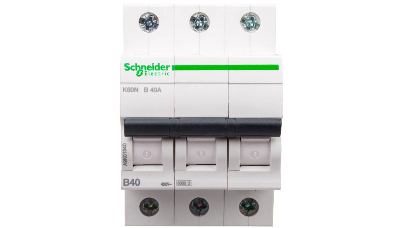 Wyłącznik nadprądowy 3P B 40A 6kA AC K60N A9K01340