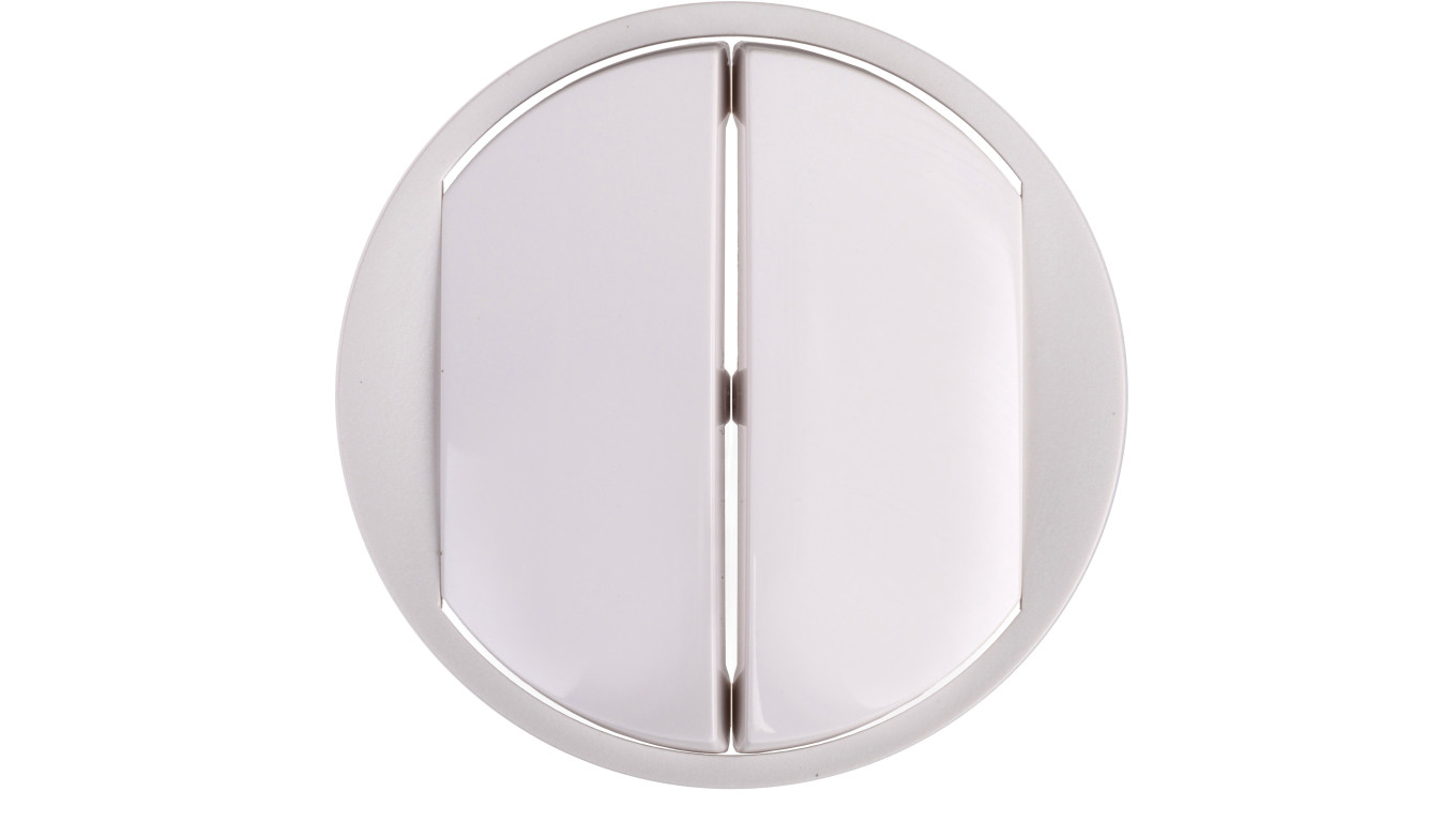 CELIANE Klawisz podwójny łącznika biały 068002