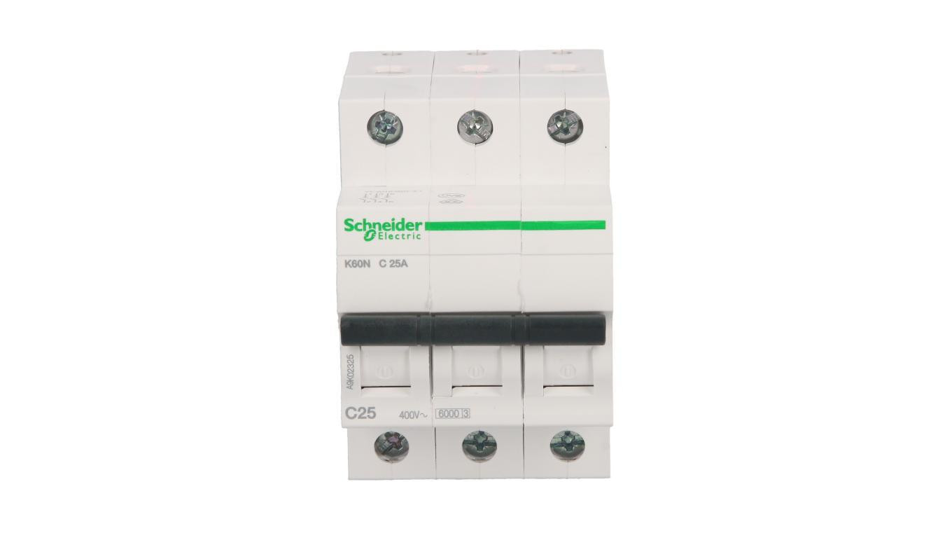 Wyłącznik nadprądowy 3P C 25A 6kA AC K60N A9K02325