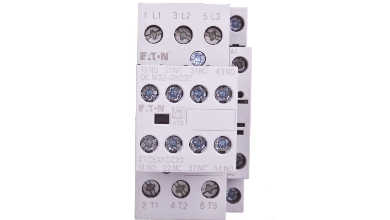 Stycznik mocy 17A 3P 230V AC 2Z 2R DILM17-22(230V50HZ,240V60HZ) 106364