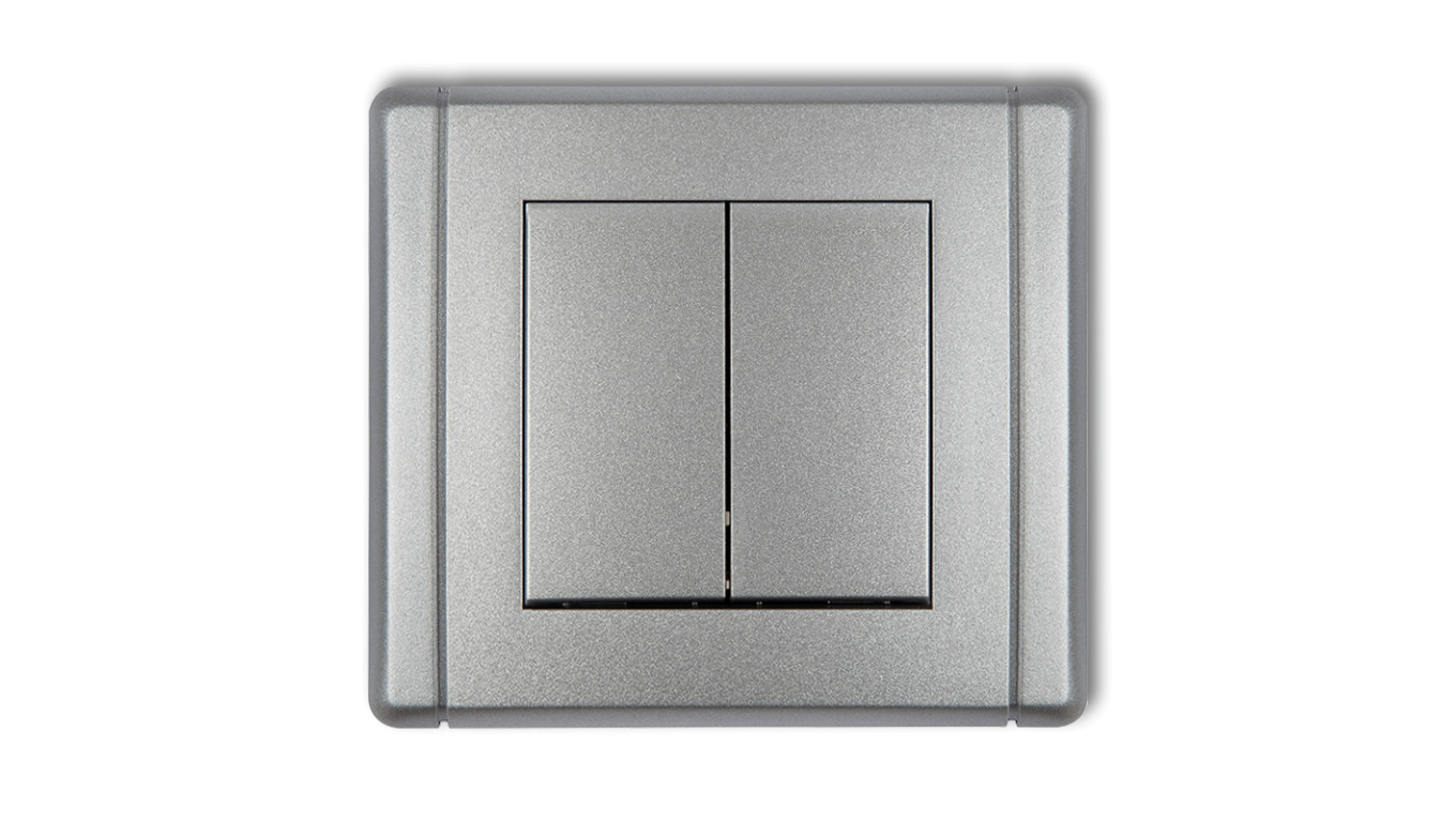 FLEXI Łącznik świecznikowy srebrny metalik 7FWP-2