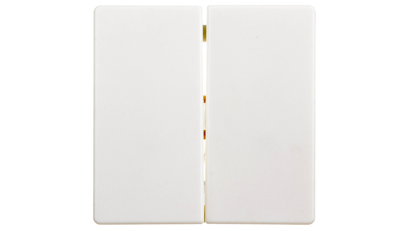 Berker Q.1 Klawisz podwójny do łącznika klawiszowego śnieżnobiały aksamit 16236089