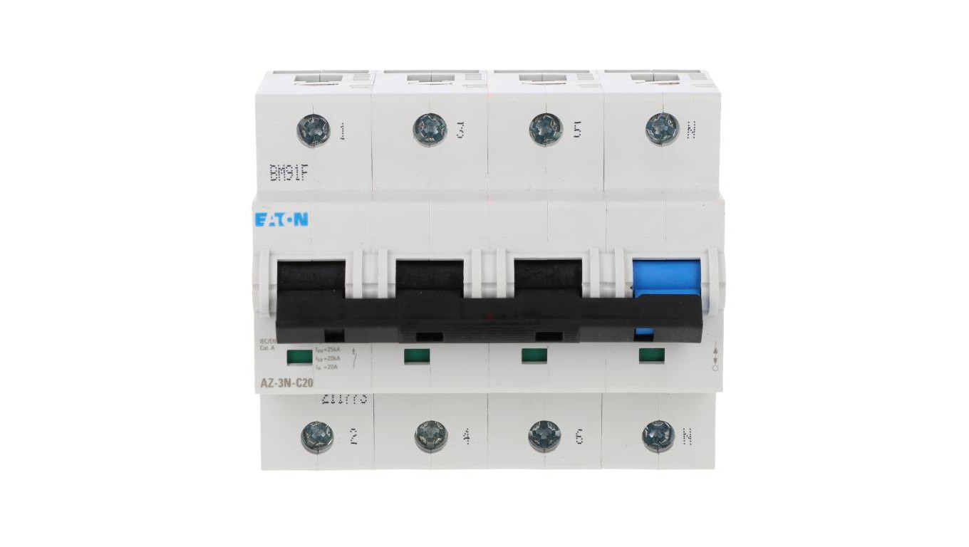 Wyłącznik nadprądowy 3P+N C 20A 25kA AC AZ-3N-C20 211773