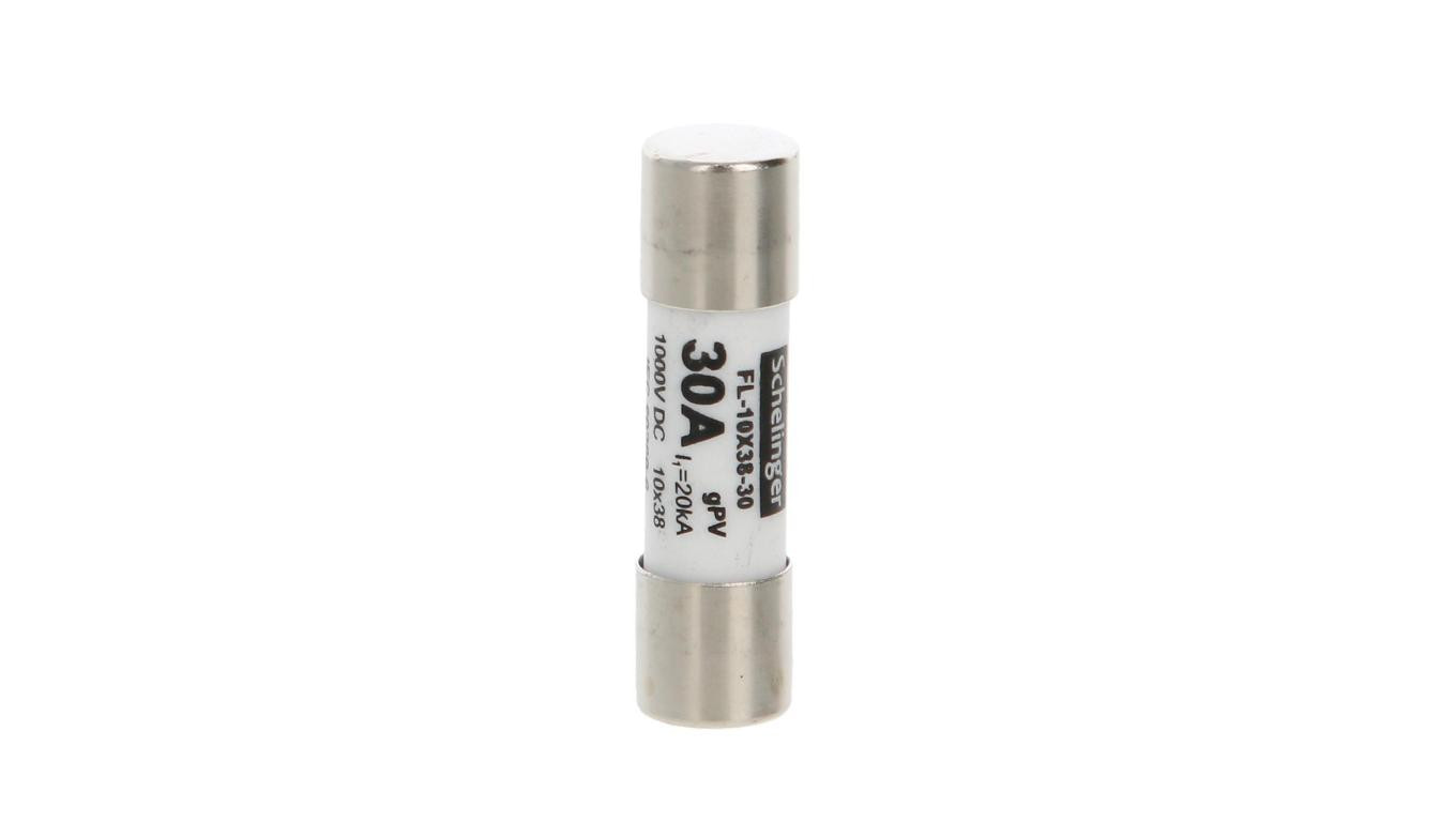 WKŁADKA TOPIKOWA CYLINDRYCZNA 10x38MM 1000V DC 30A