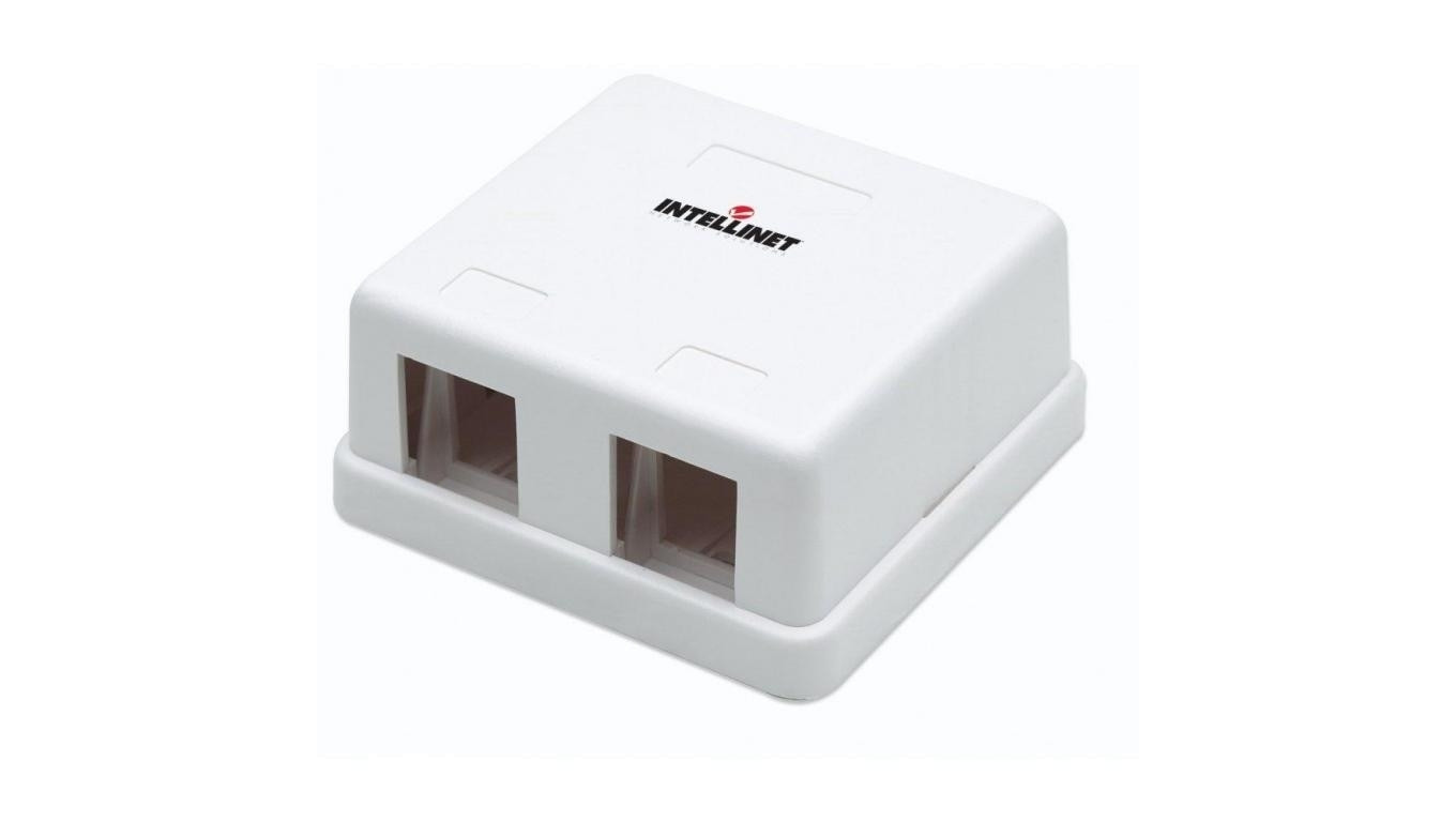 Obudowa Gniazda Keystone 2-Port Natynkowa Intellinet