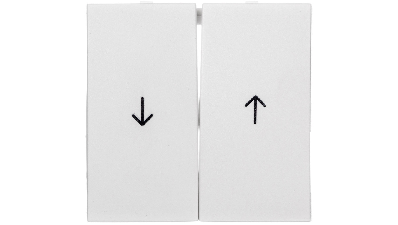 Klawisz podwójny /strzałka/ biały mat B3 16251909