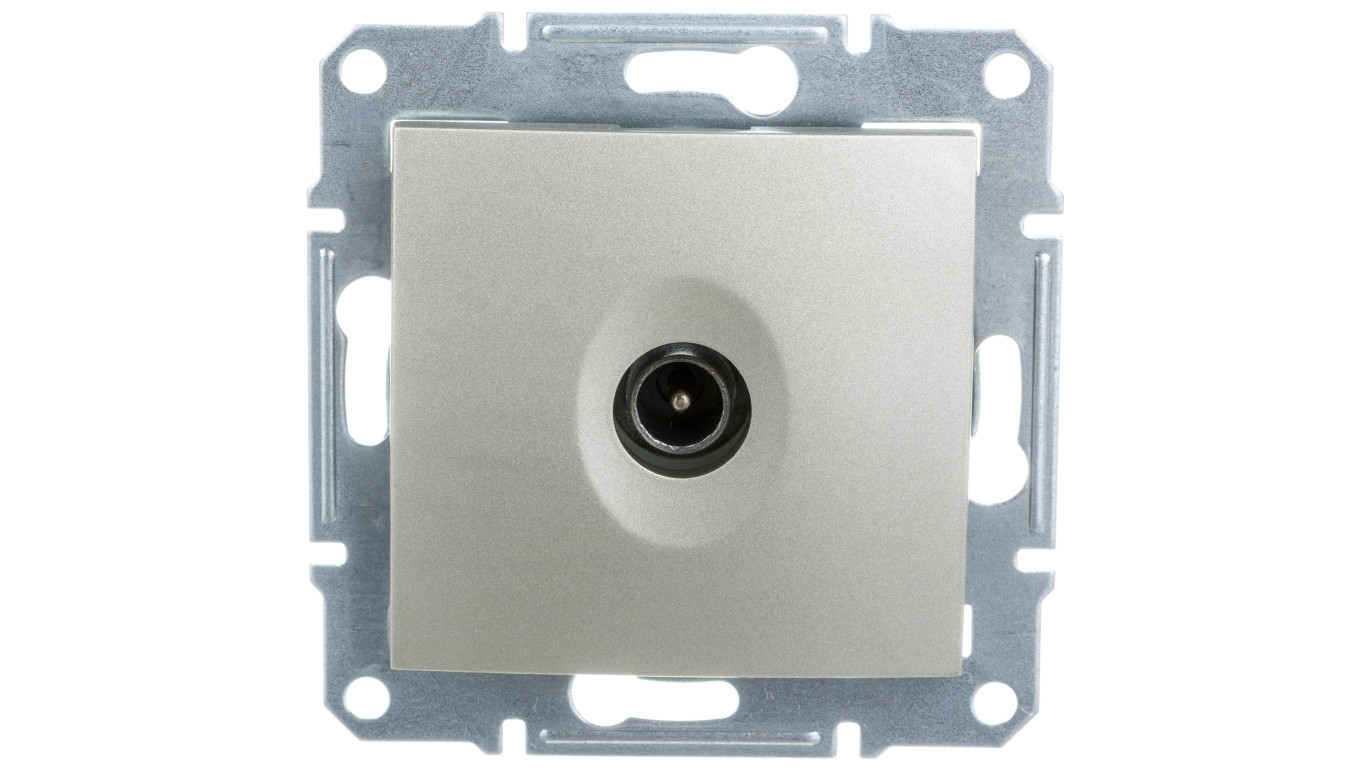 Sedna Gniazdo antenowe TV końcowe satyna SDN3201668