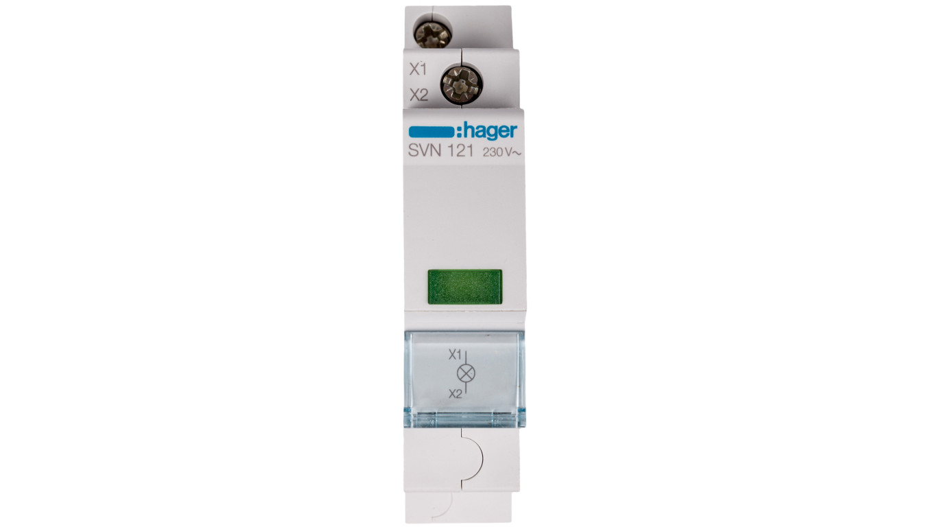 Lampka modułowa zielona 230V AC SVN121
