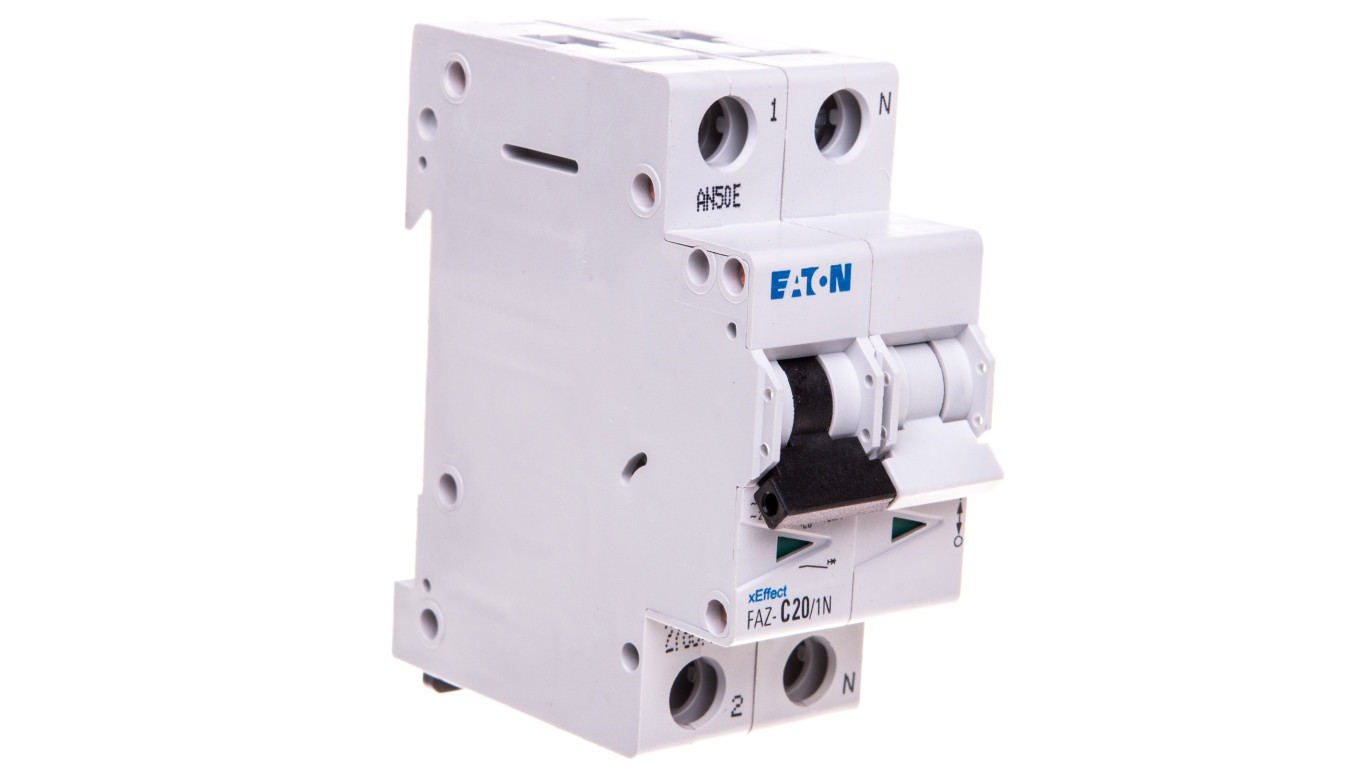 Wyłącznik nadprądowy 1+N C 20A 15kA AC FAZ C20/1N 278675