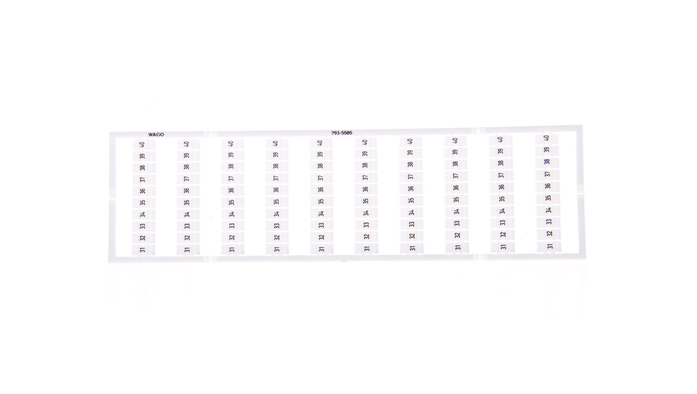 Oznaczniki WMB 10x 31-40 793-5505 /5szt./